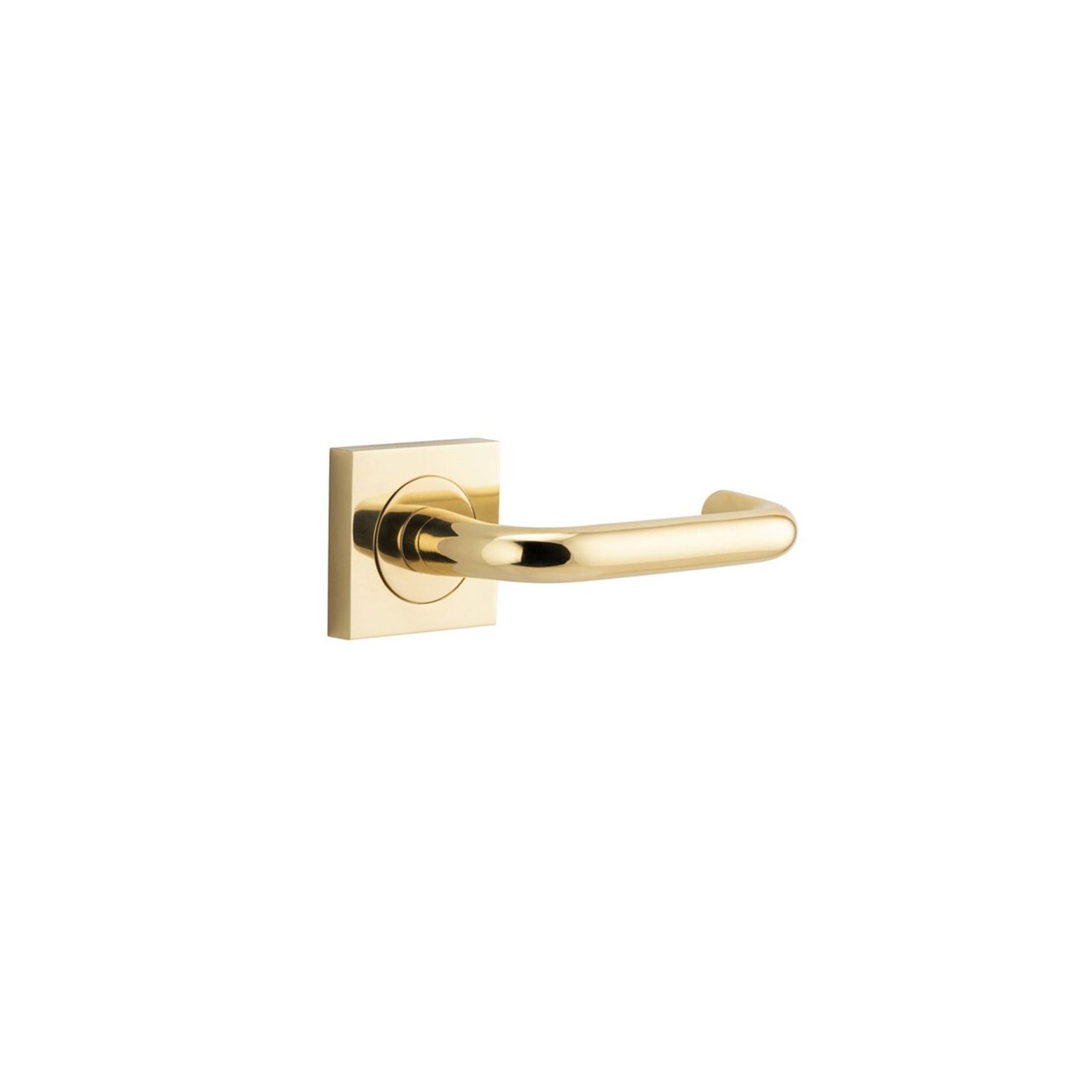 Iver Oslo Square Lever Door Handle on Rose Passage gallery detail image