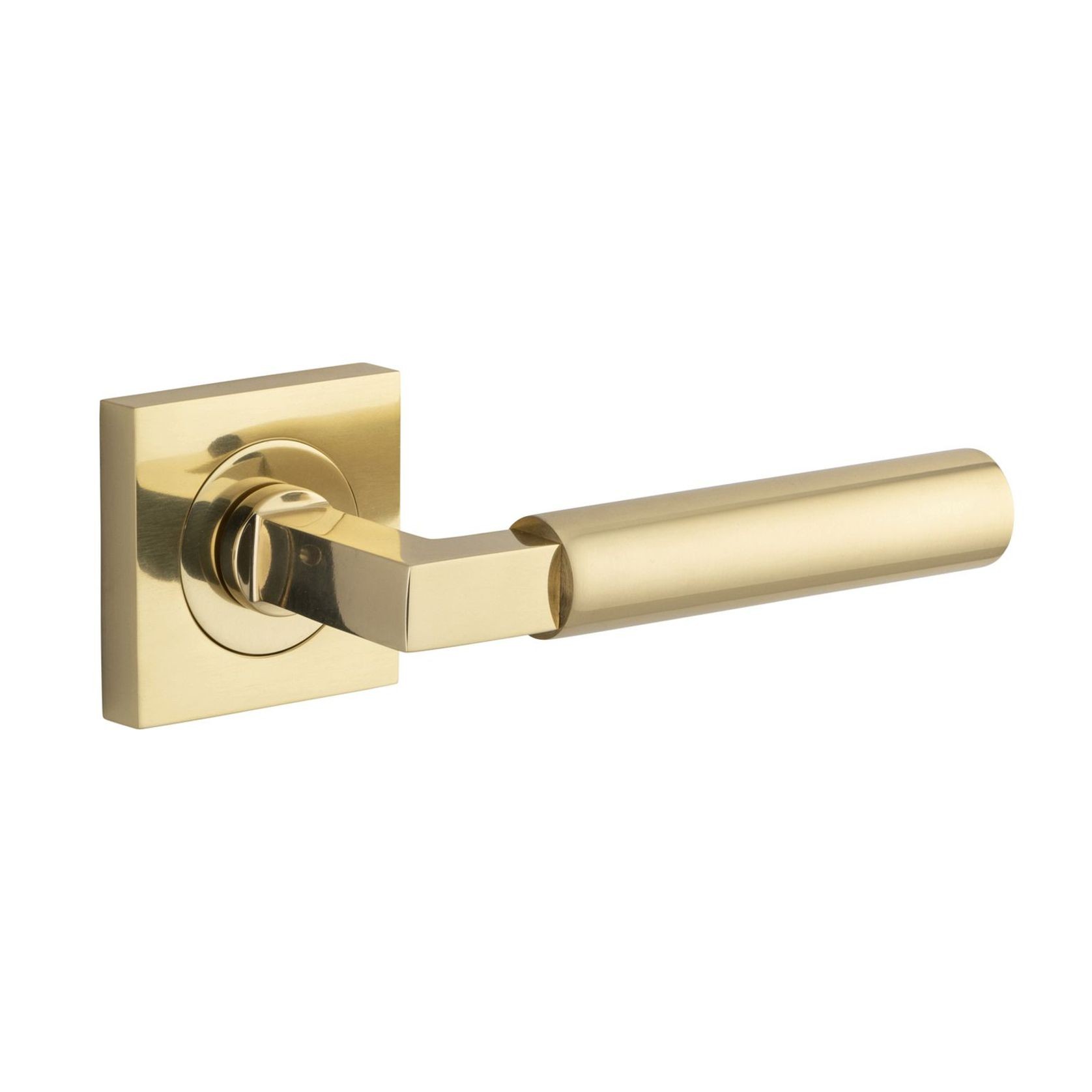 Iver Berlin Door Lever Handle on Square Rose Passage gallery detail image