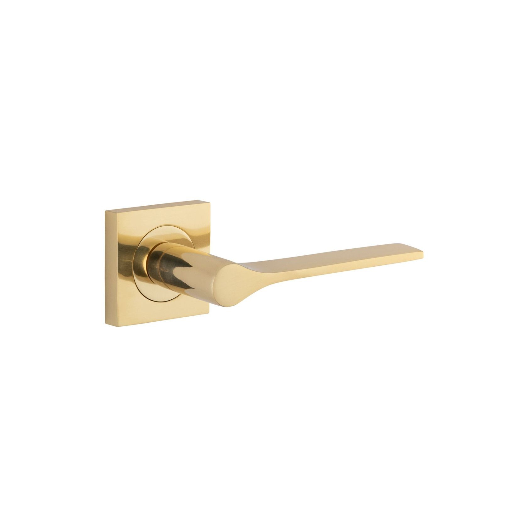 Iver Como Door Lever Handle on Square Rose Passage gallery detail image