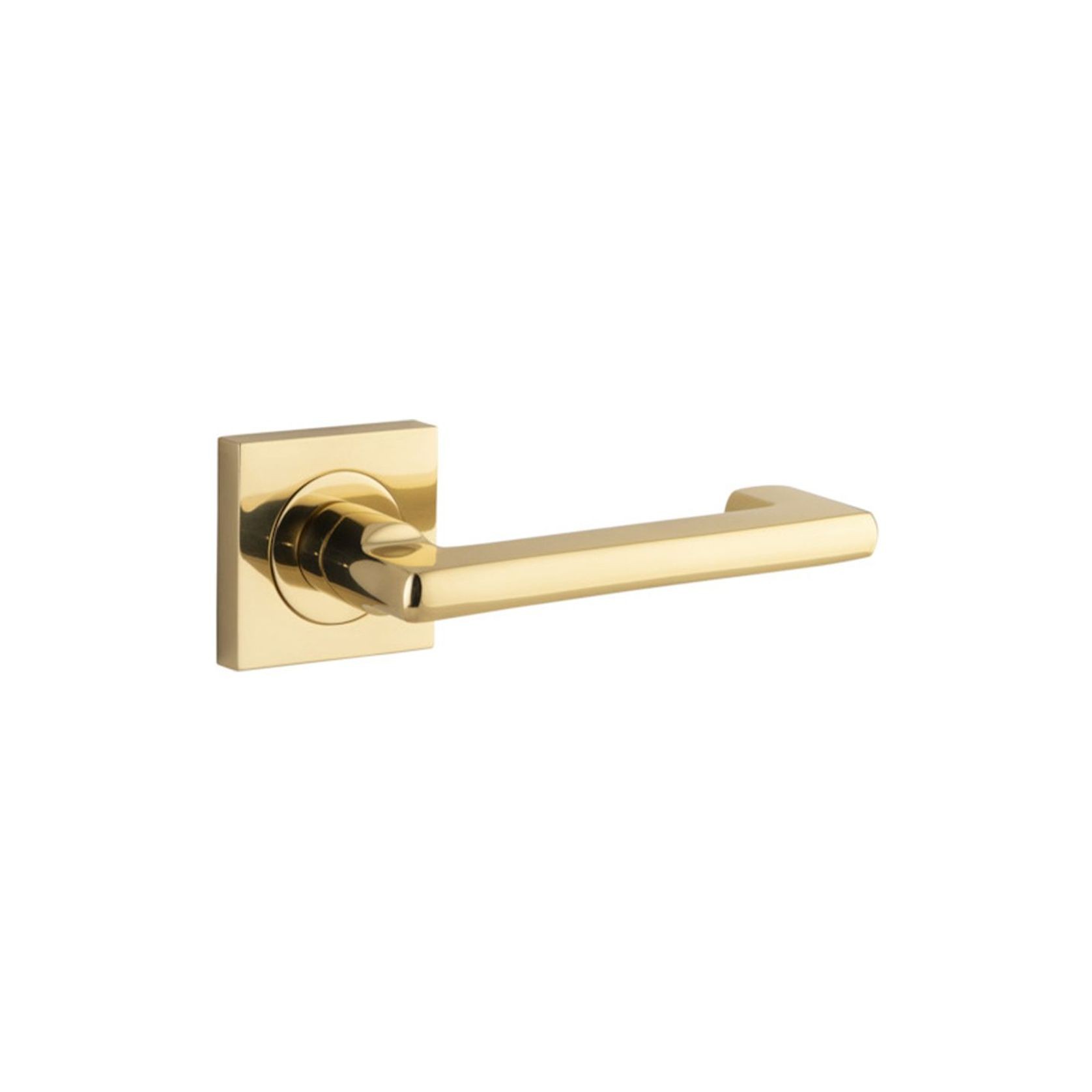 Iver Baltimore Return Door Lever Handle on Square Rose gallery detail image