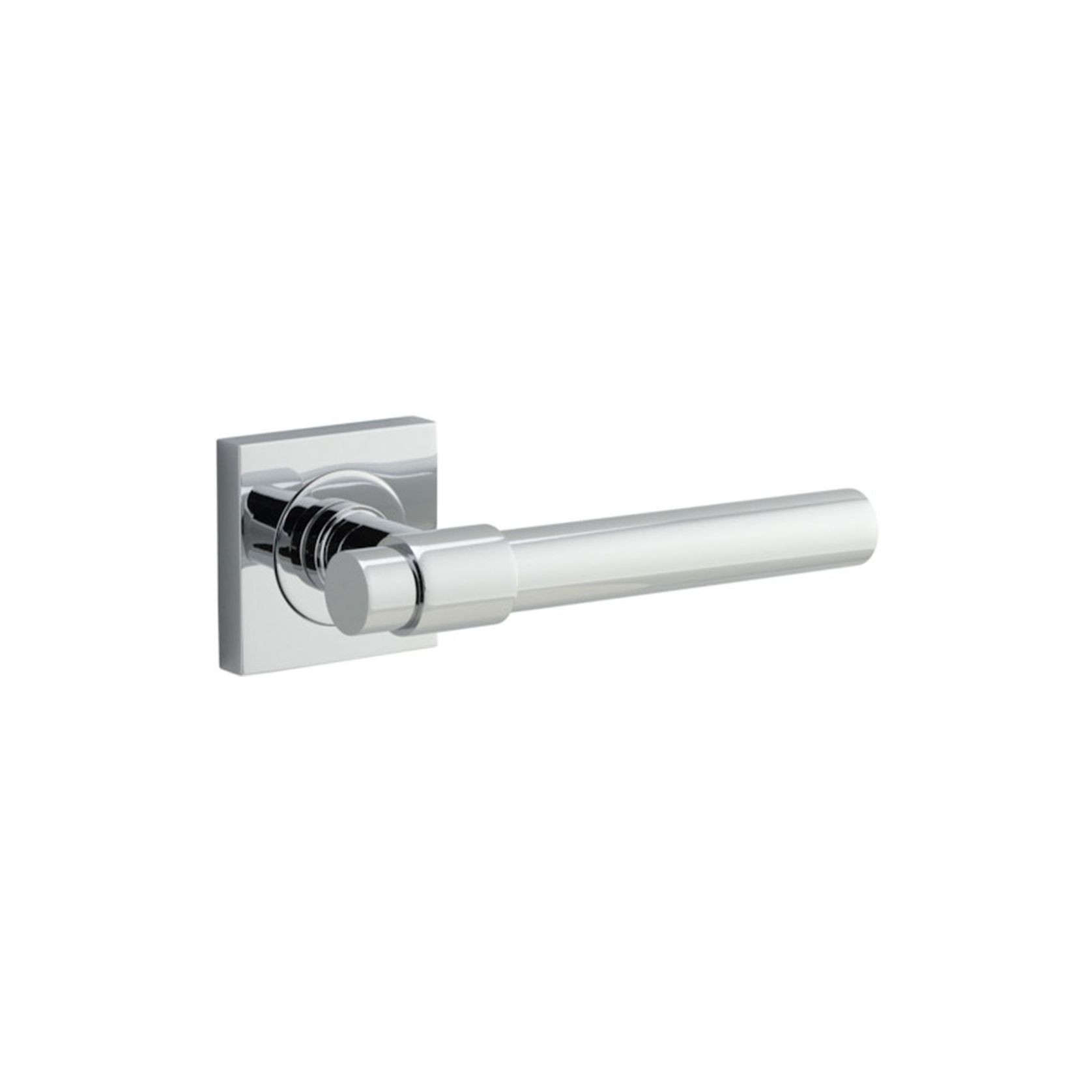 Iver Helsinki Door Lever Handle on Square Rose gallery detail image