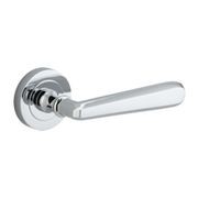 Iver Copenhagen Door Lever Handle on Round Rose gallery detail image