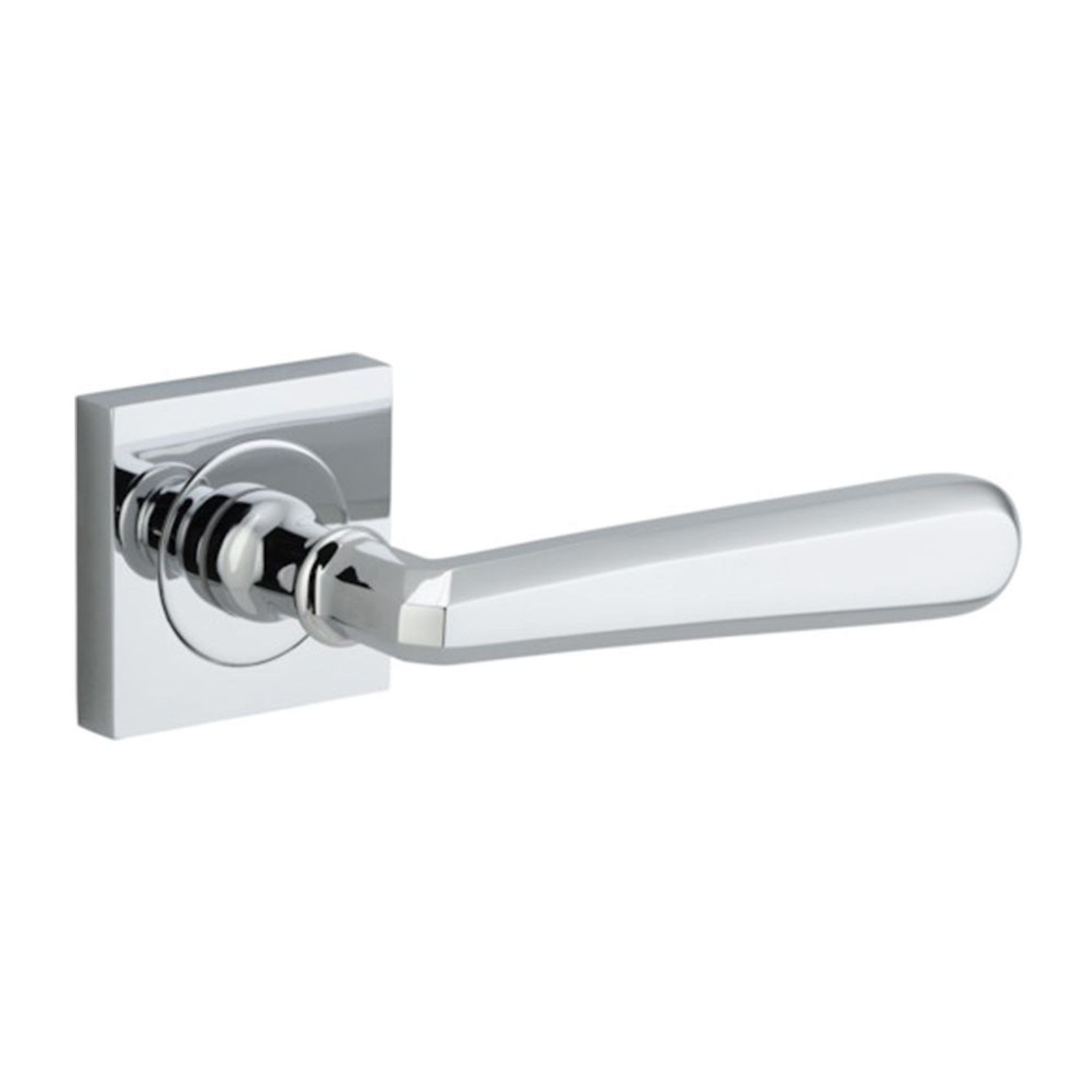 Iver Copenhagen Door Lever Handle on Square Rose gallery detail image
