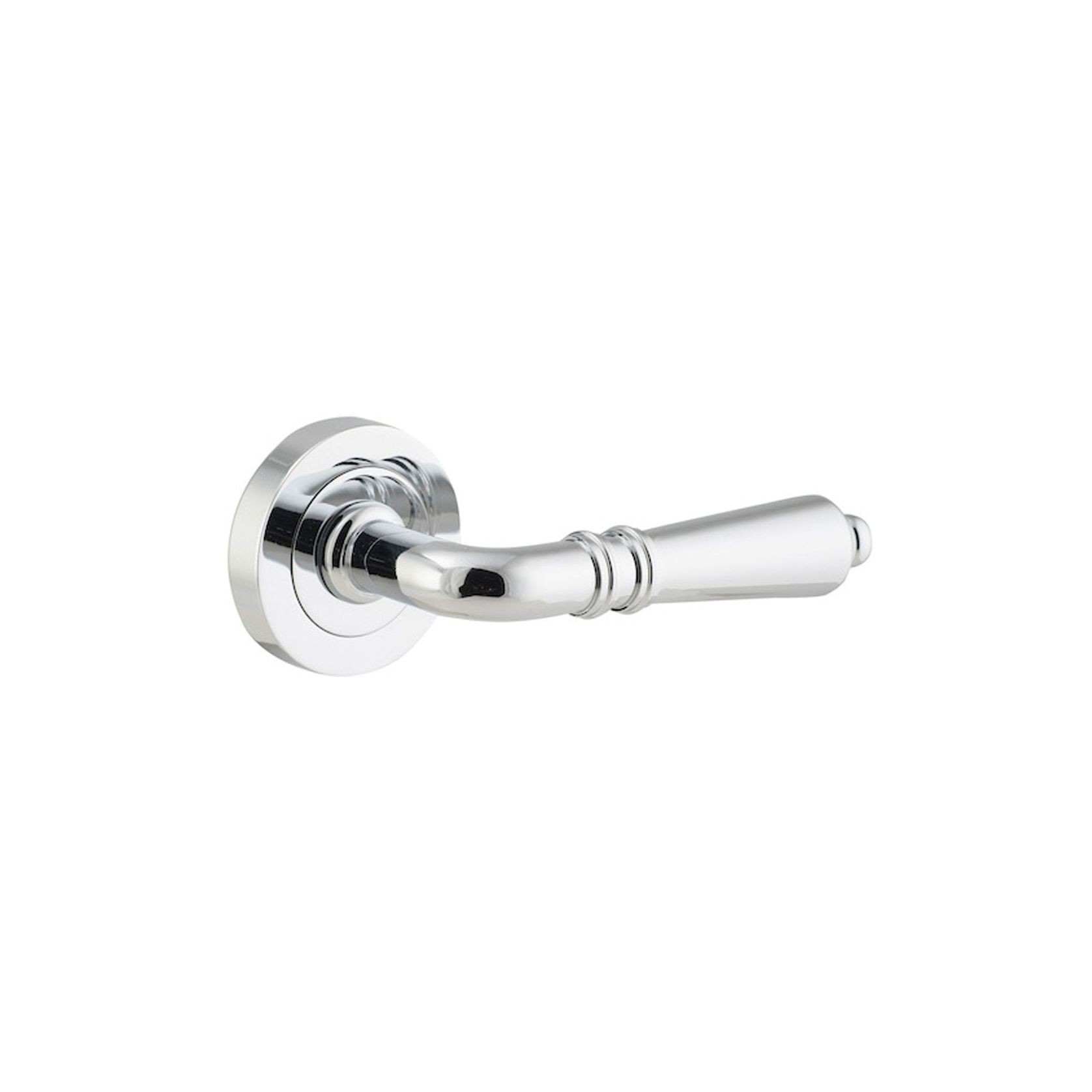 Iver Sarlat Door Lever Handle on Round Rose gallery detail image