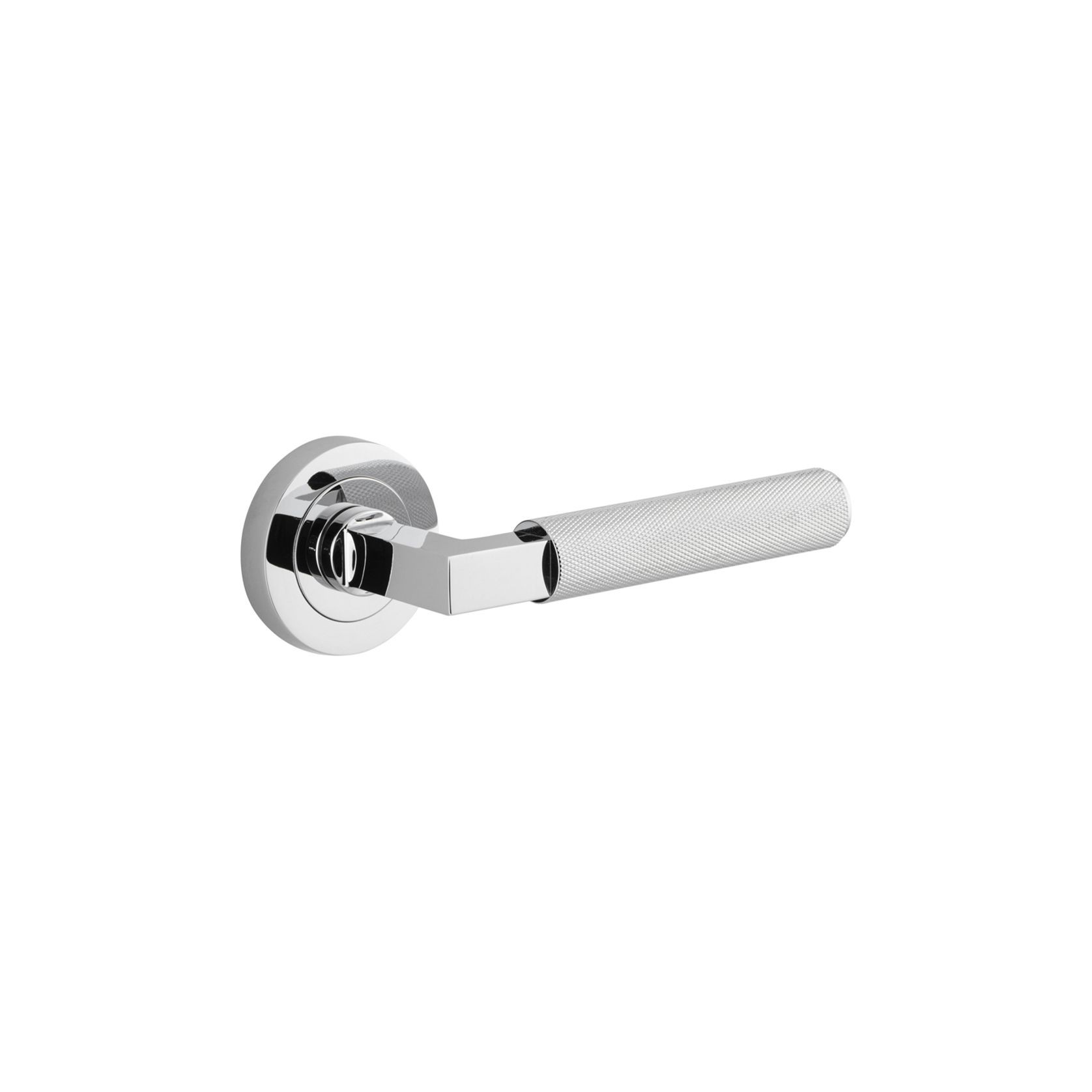 Iver Brunswick Door Lever Handle on Round Rose Passage gallery detail image