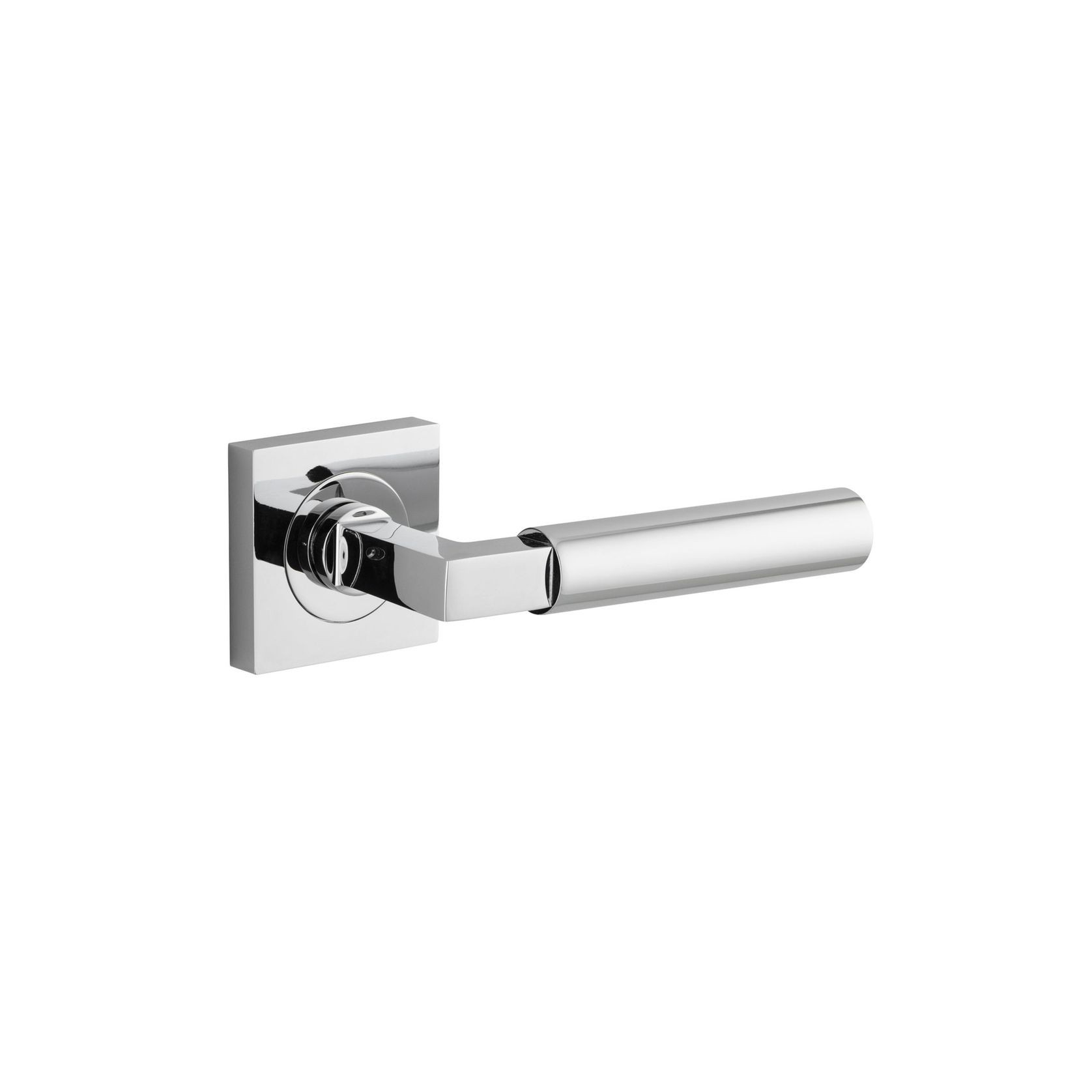 Iver Berlin Door Lever Handle on Square Rose Passage gallery detail image