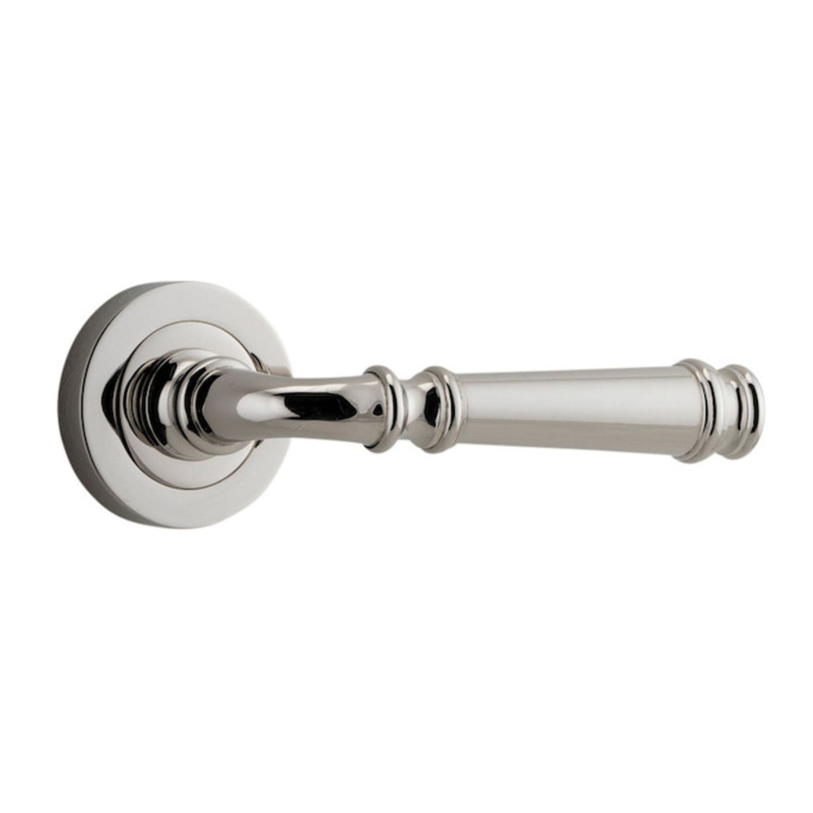 Iver Verona Door Lever Handle on Round Rose gallery detail image