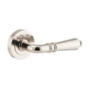 Iver Sarlat Door Lever Handle on Round Rose gallery detail image