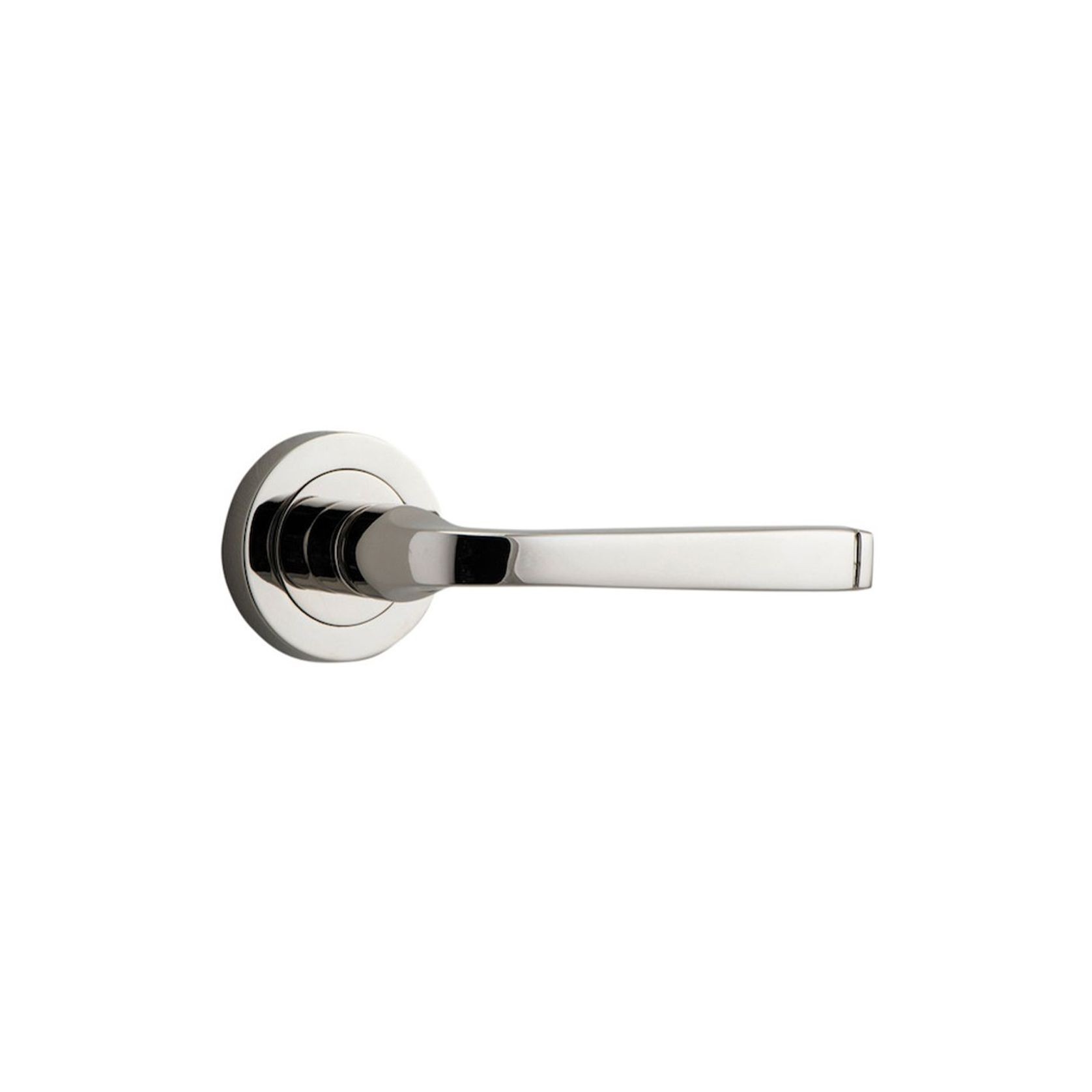 Iver Annecy Door Lever Handle on Round Rose gallery detail image