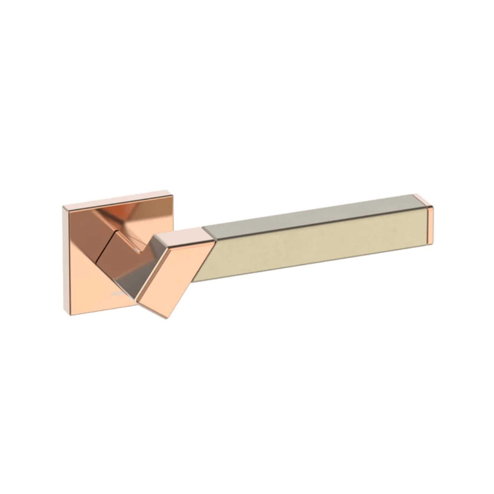 Kawajun Solid Brass and Vertigo Door Leverset TBT gallery detail image