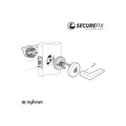 Picton Passage Lever Handle Satin Nickel E18PS gallery detail image