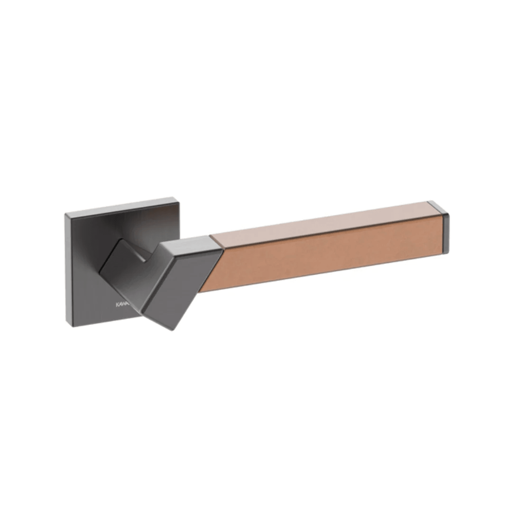Kawajun Solid Brass and Vertigo Door Leverset TBT gallery detail image