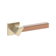 Kawajun Solid Brass and Vertigo Door Leverset TBT gallery detail image