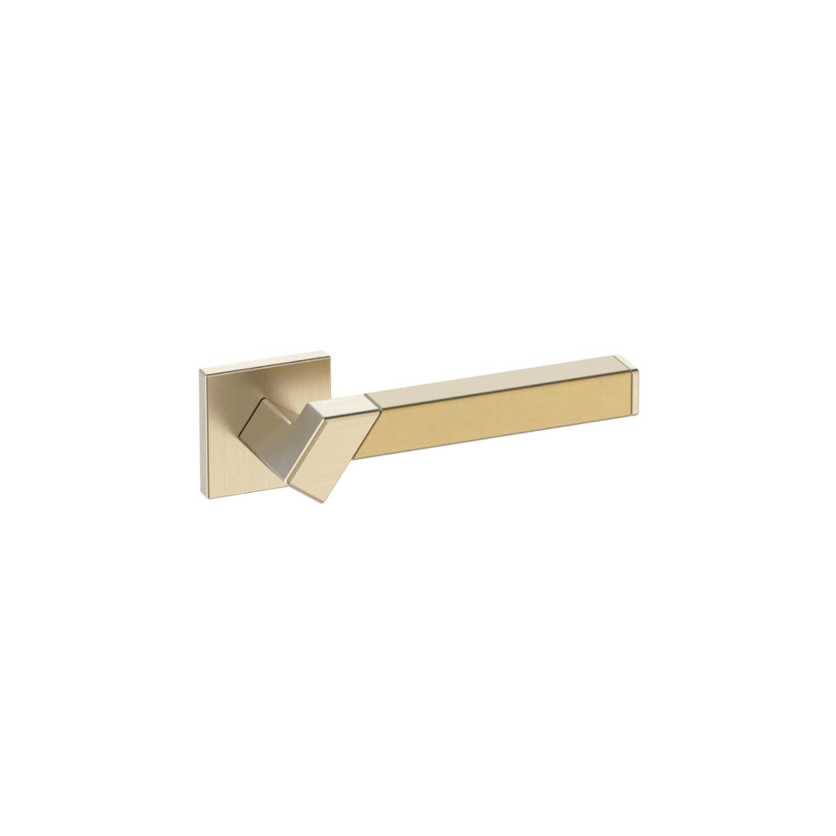 Kawajun Solid Brass and Vertigo Door Leverset TBT gallery detail image
