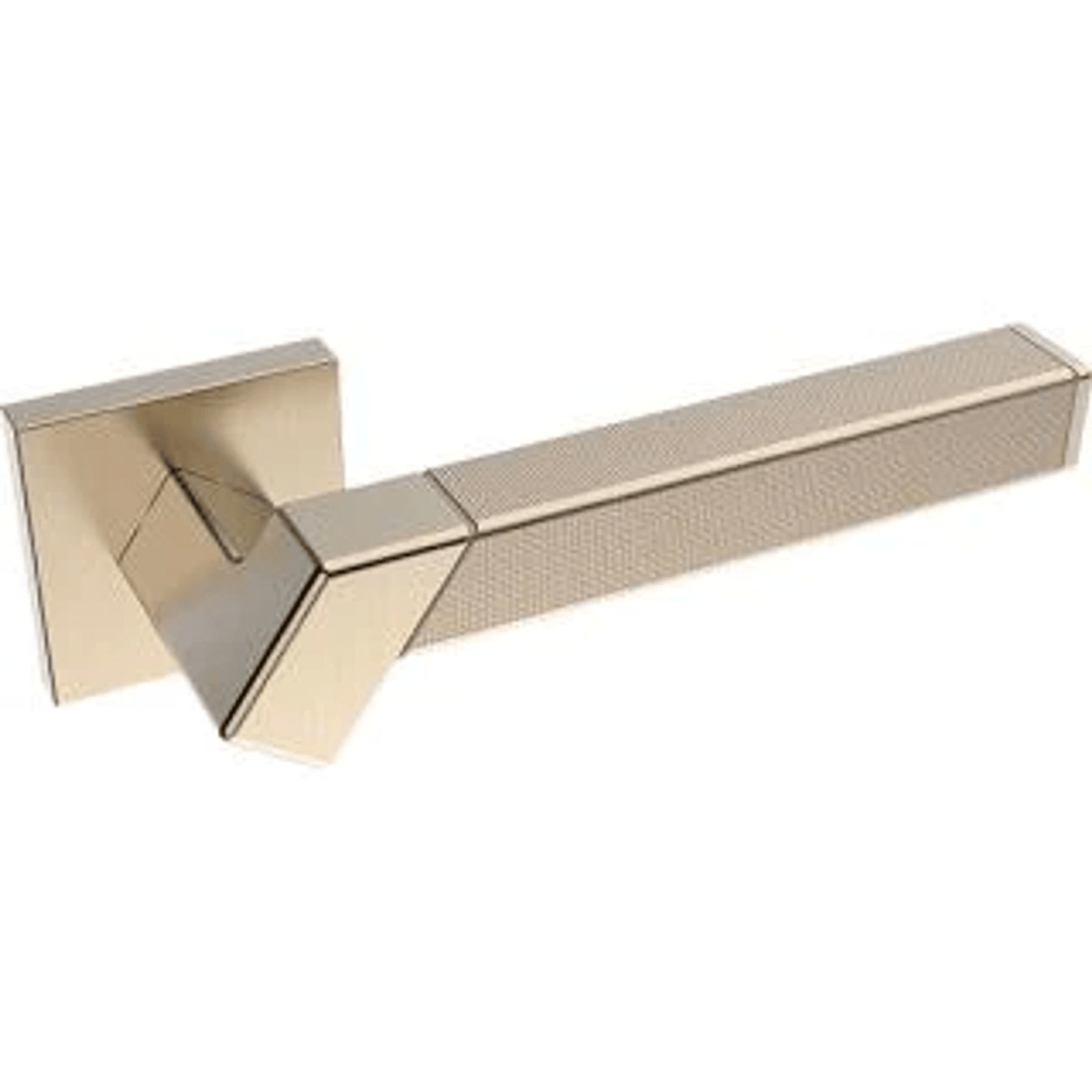 Kawajun Solid Brass and Weave Etched Door Leverset TBT gallery detail image
