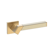 Kawajun Solid Brass and Vertigo Door Leverset TBT gallery detail image