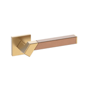 Kawajun Solid Brass and Vertigo Door Leverset TBT gallery detail image