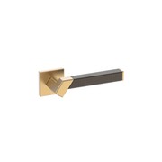 Kawajun Solid Brass and Triune Etched Door Leverset TBT gallery detail image