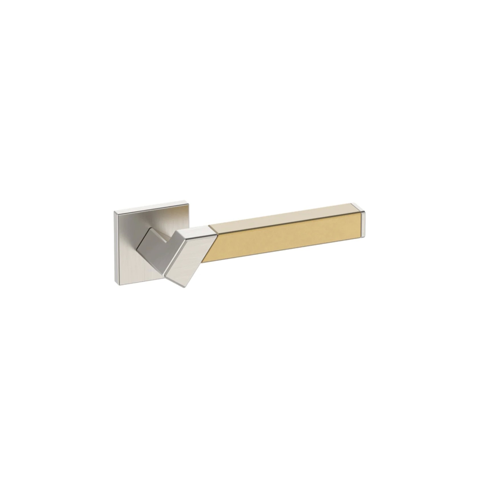 Kawajun Solid Brass and Vertigo Door Leverset TBT gallery detail image