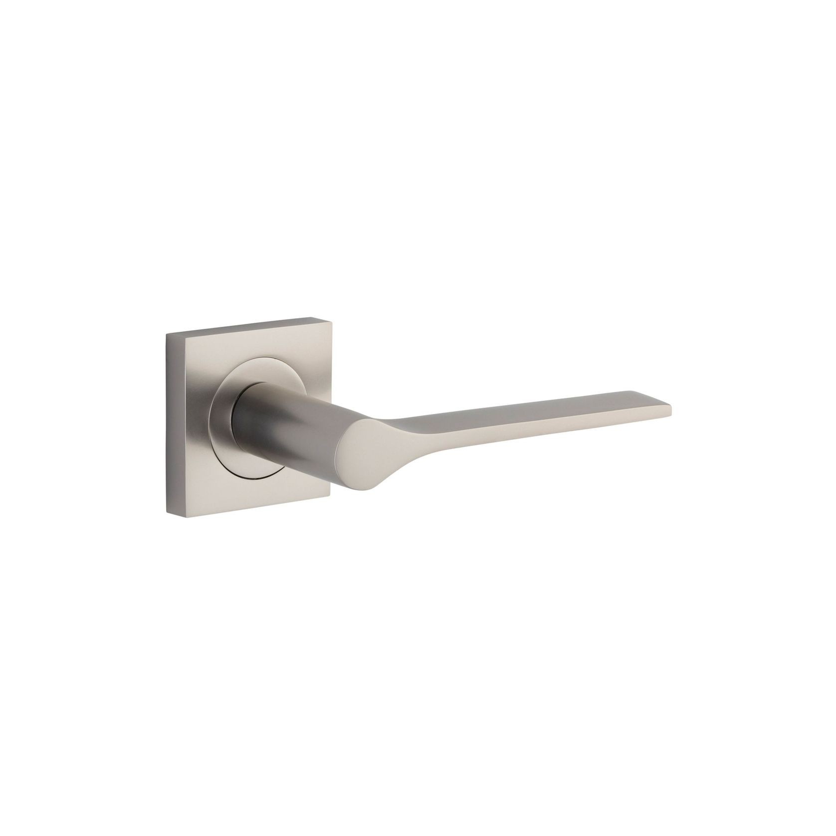 Iver Como Door Lever Handle on Square Rose Passage gallery detail image