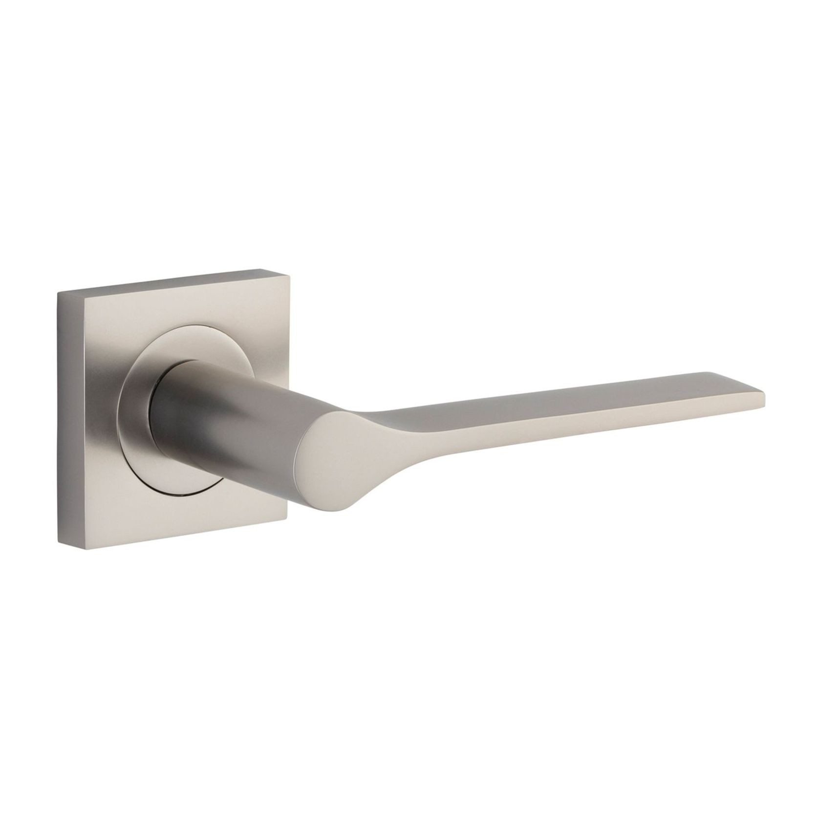 Iver Como Door Lever Handle on Square Rose Passage gallery detail image