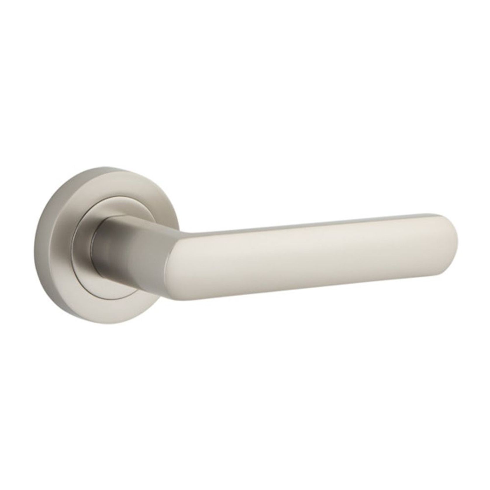 Iver Osaka Door Lever Handle on Round Rose gallery detail image