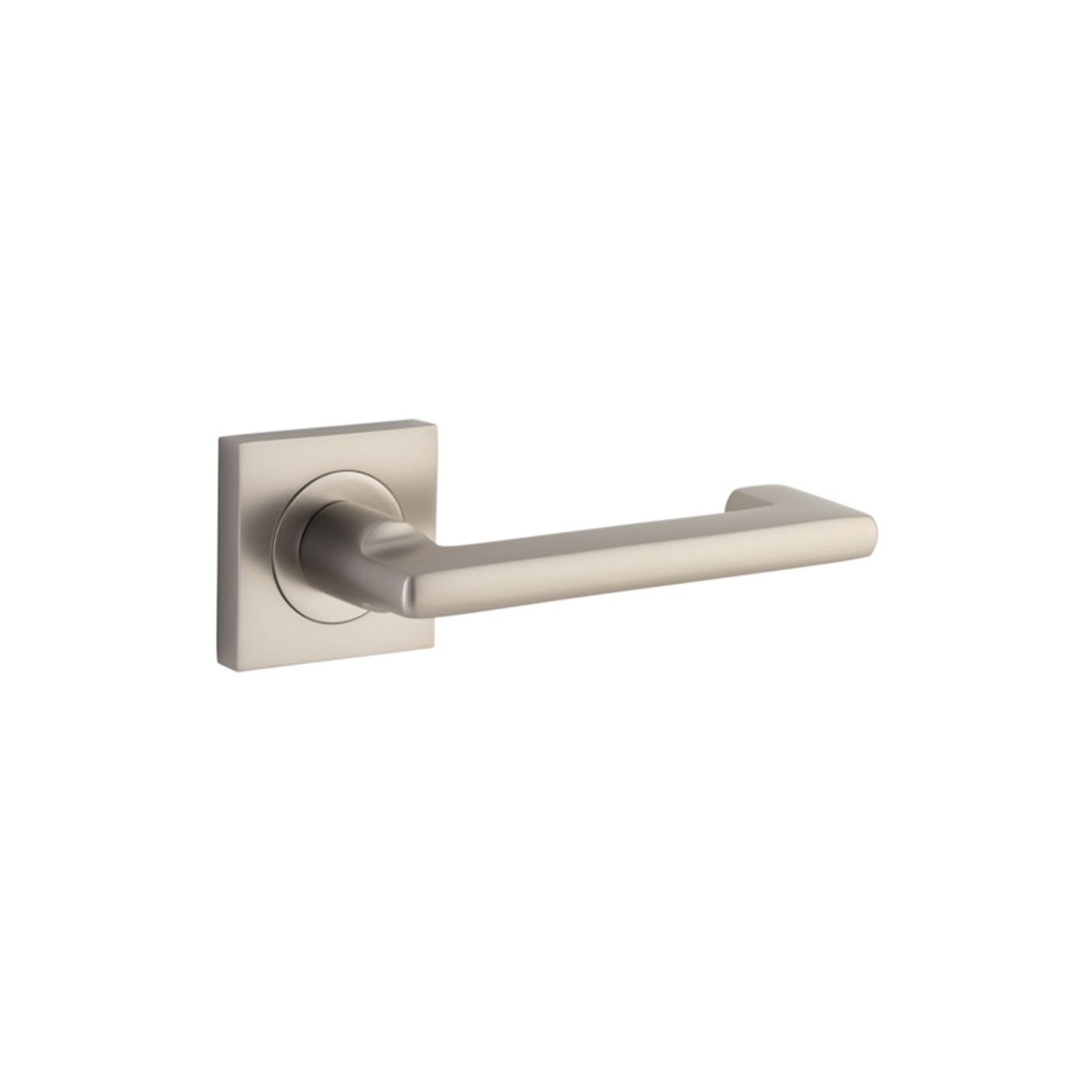 Iver Baltimore Return Door Lever Handle on Square Rose gallery detail image