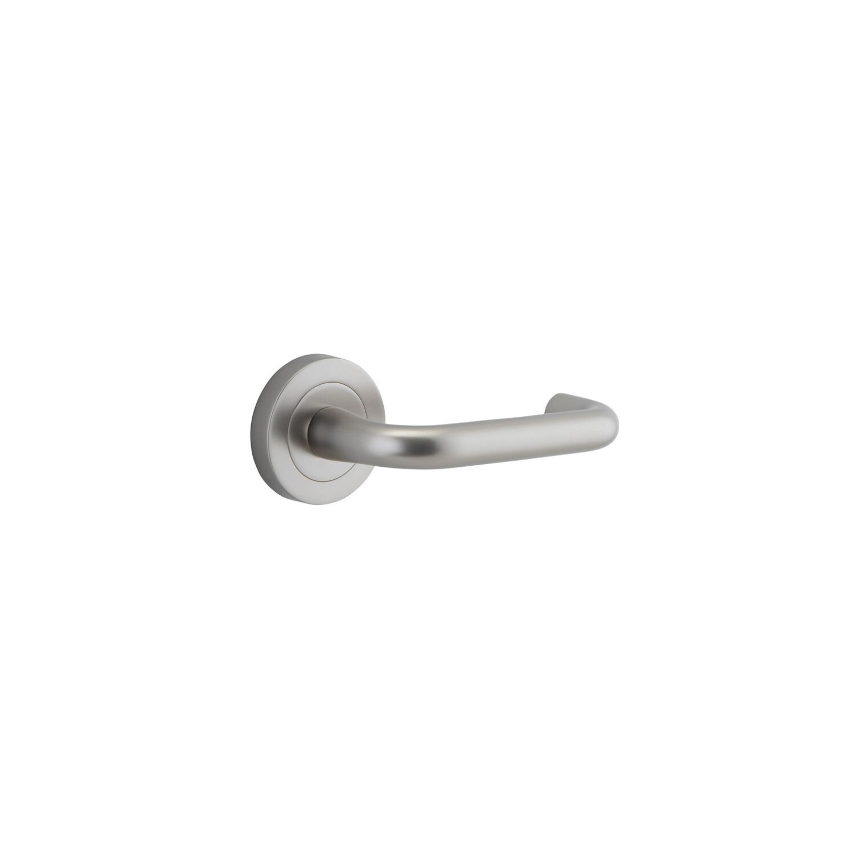 Iver Oslo Door Lever Handle On Round Rose Passage gallery detail image