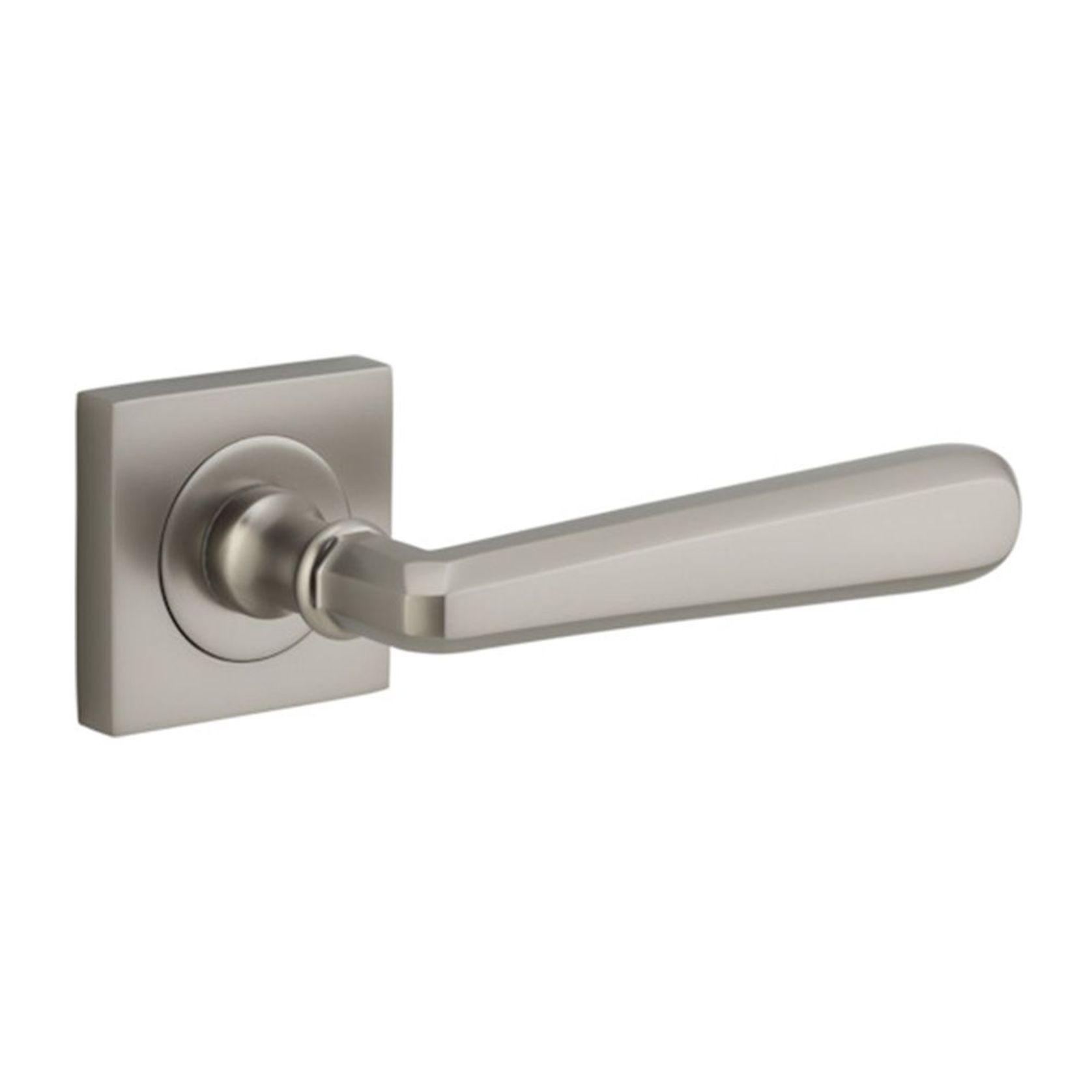 Iver Copenhagen Door Lever Handle on Square Rose gallery detail image