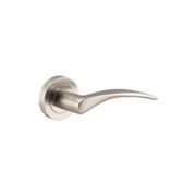 Iver Oxford Door Lever Handle on Round Rose gallery detail image