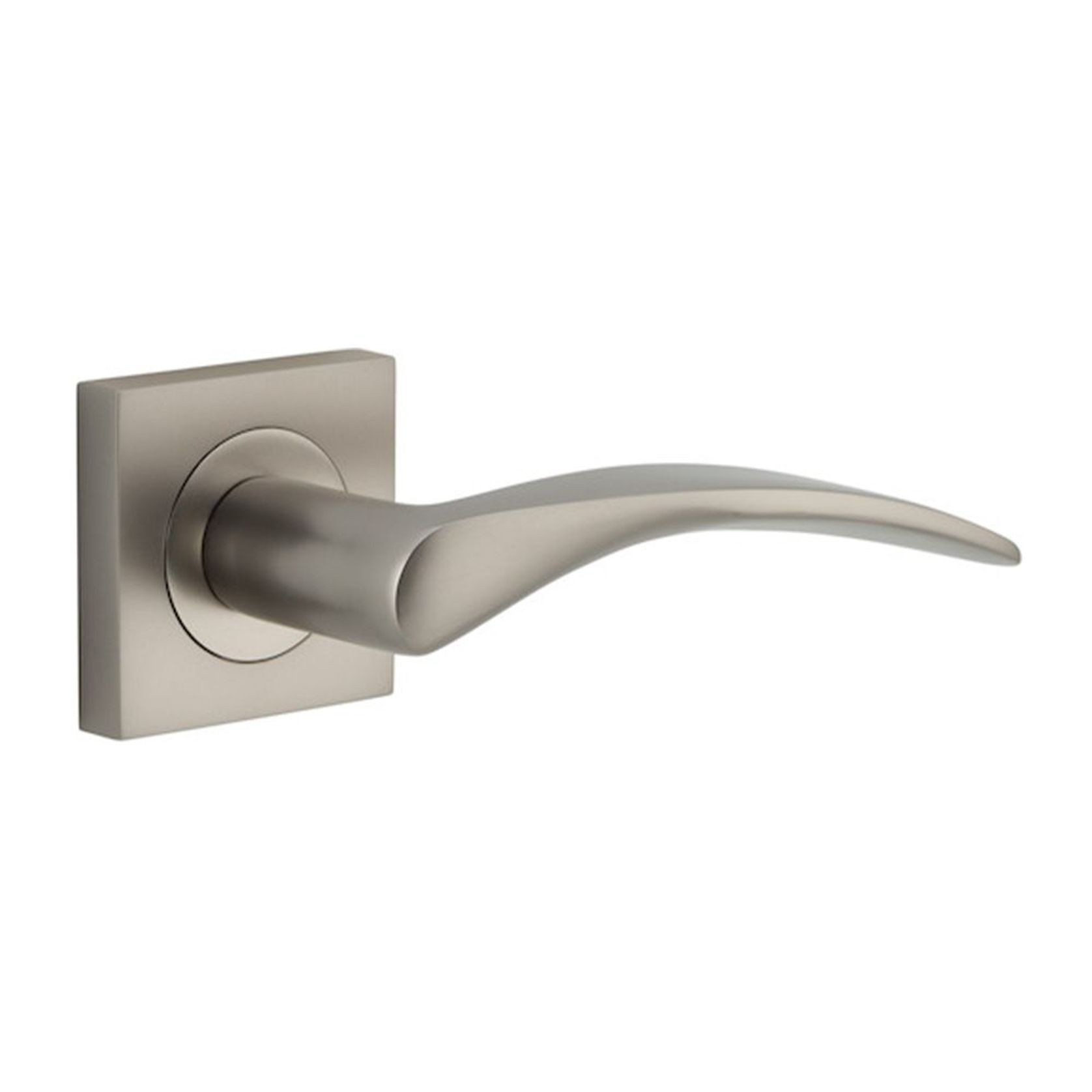 Iver Oxford Door Lever Handle on Square Rose gallery detail image