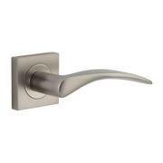 Iver Oxford Door Lever Handle on Square Rose gallery detail image