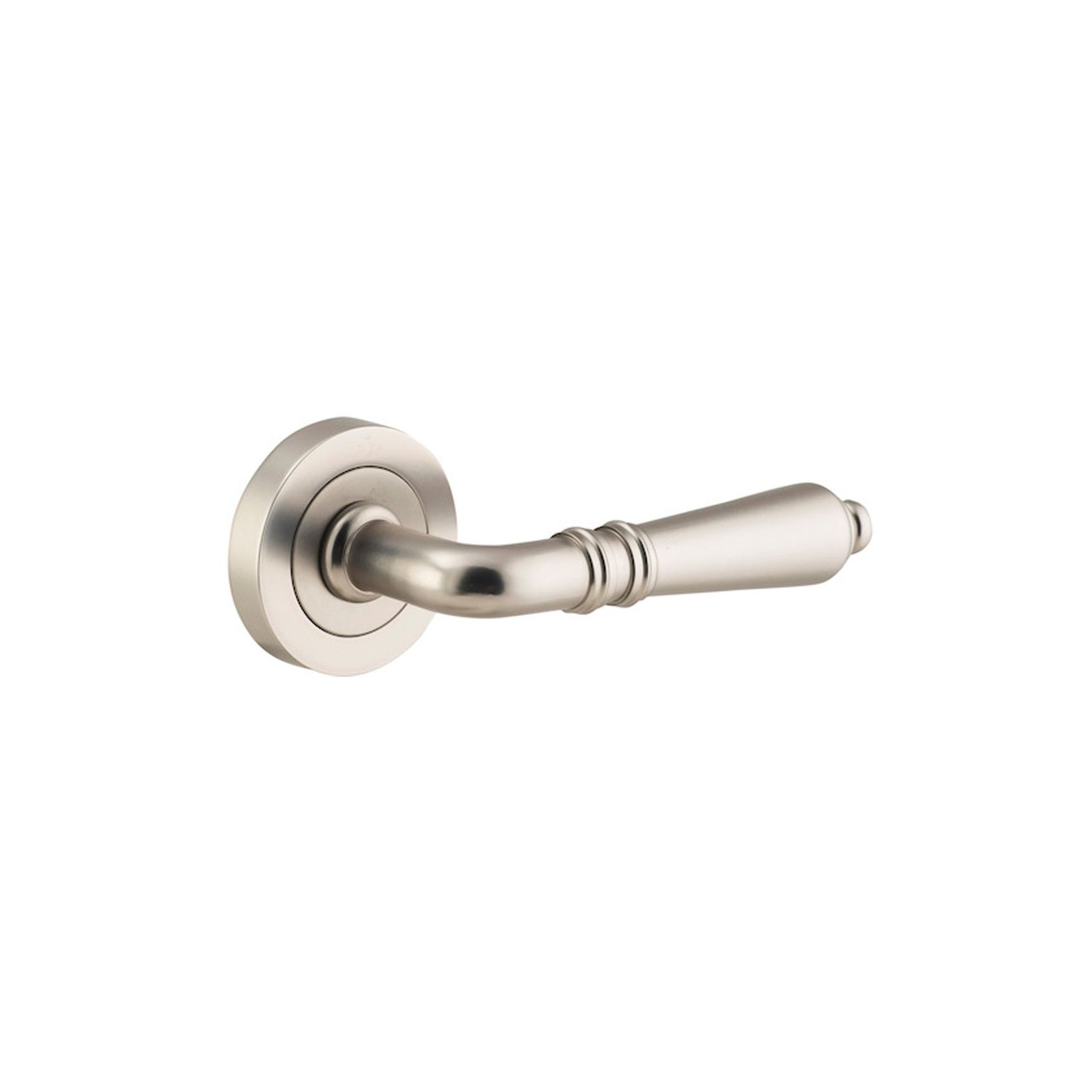 Iver Sarlat Door Lever Handle on Round Rose gallery detail image