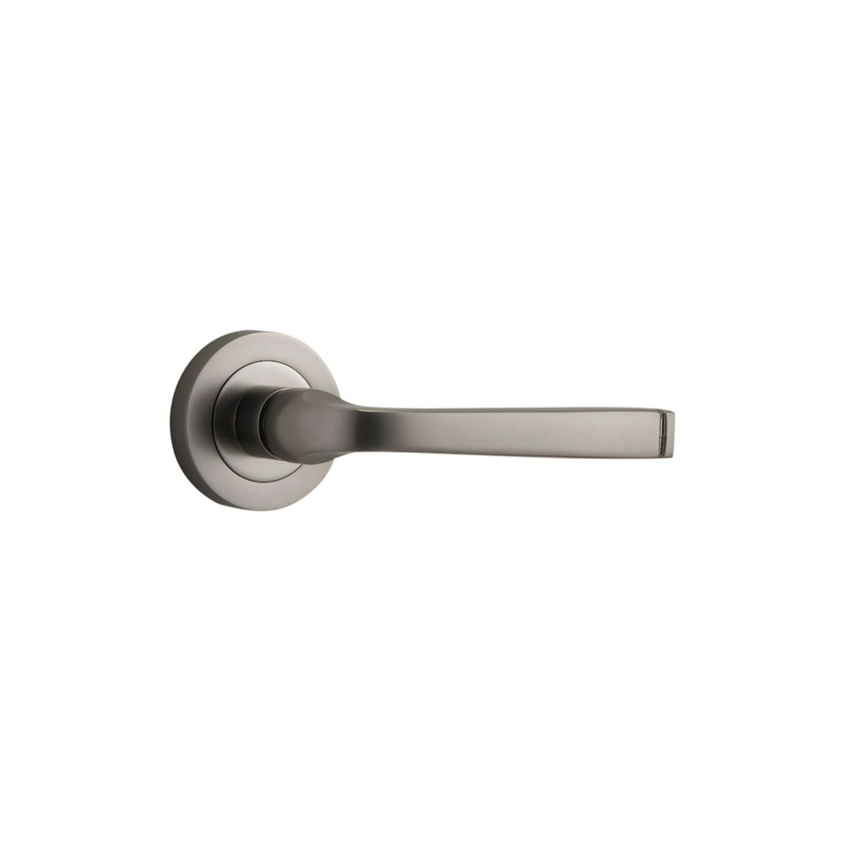 Iver Annecy Door Lever Handle on Round Rose gallery detail image