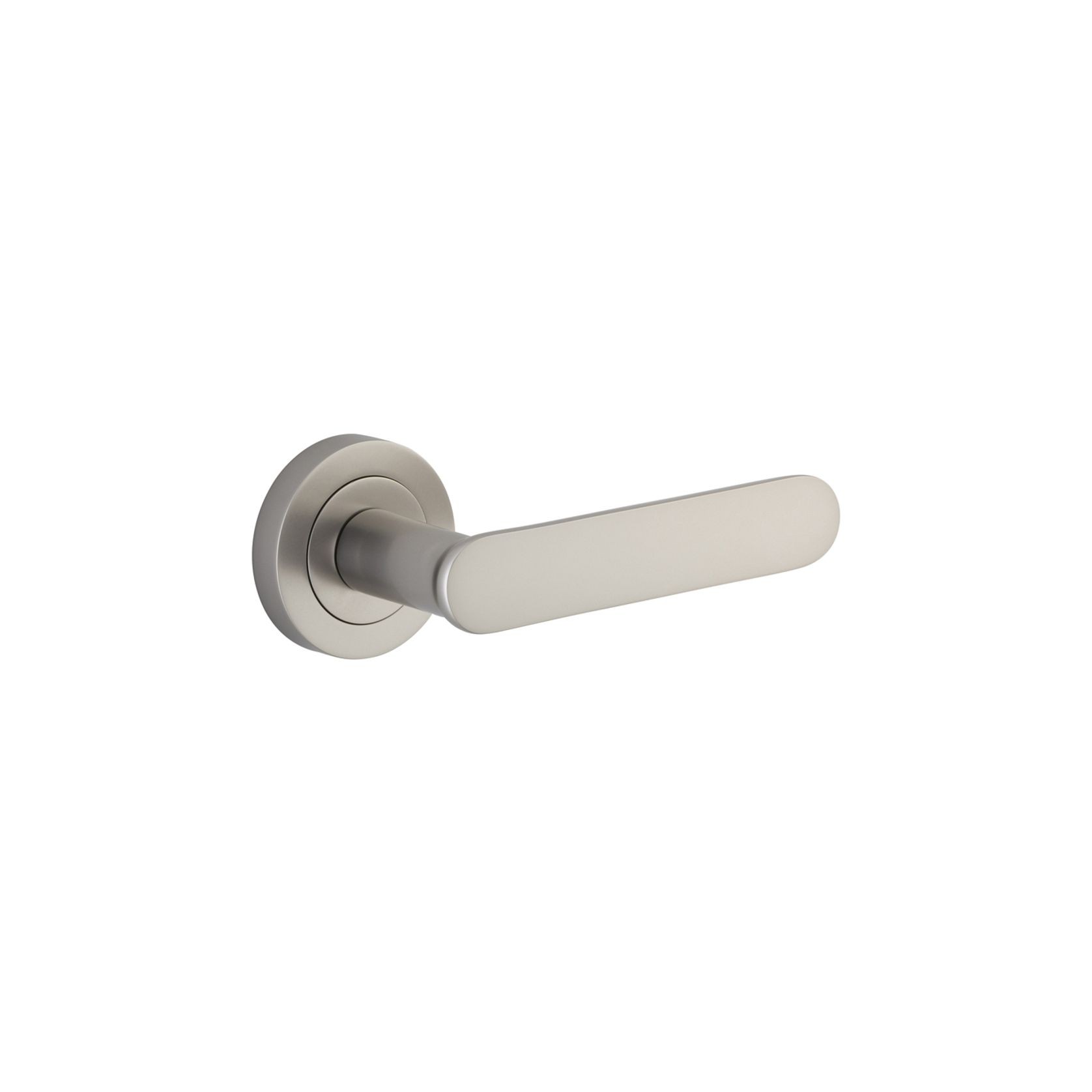 Iver Bronte Door Lever on Round Rose Passage gallery detail image