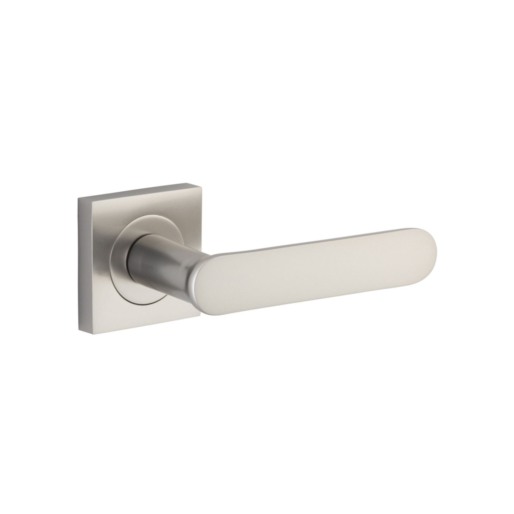 Iver Bronte Door Lever Handle on Square Rose Passage gallery detail image