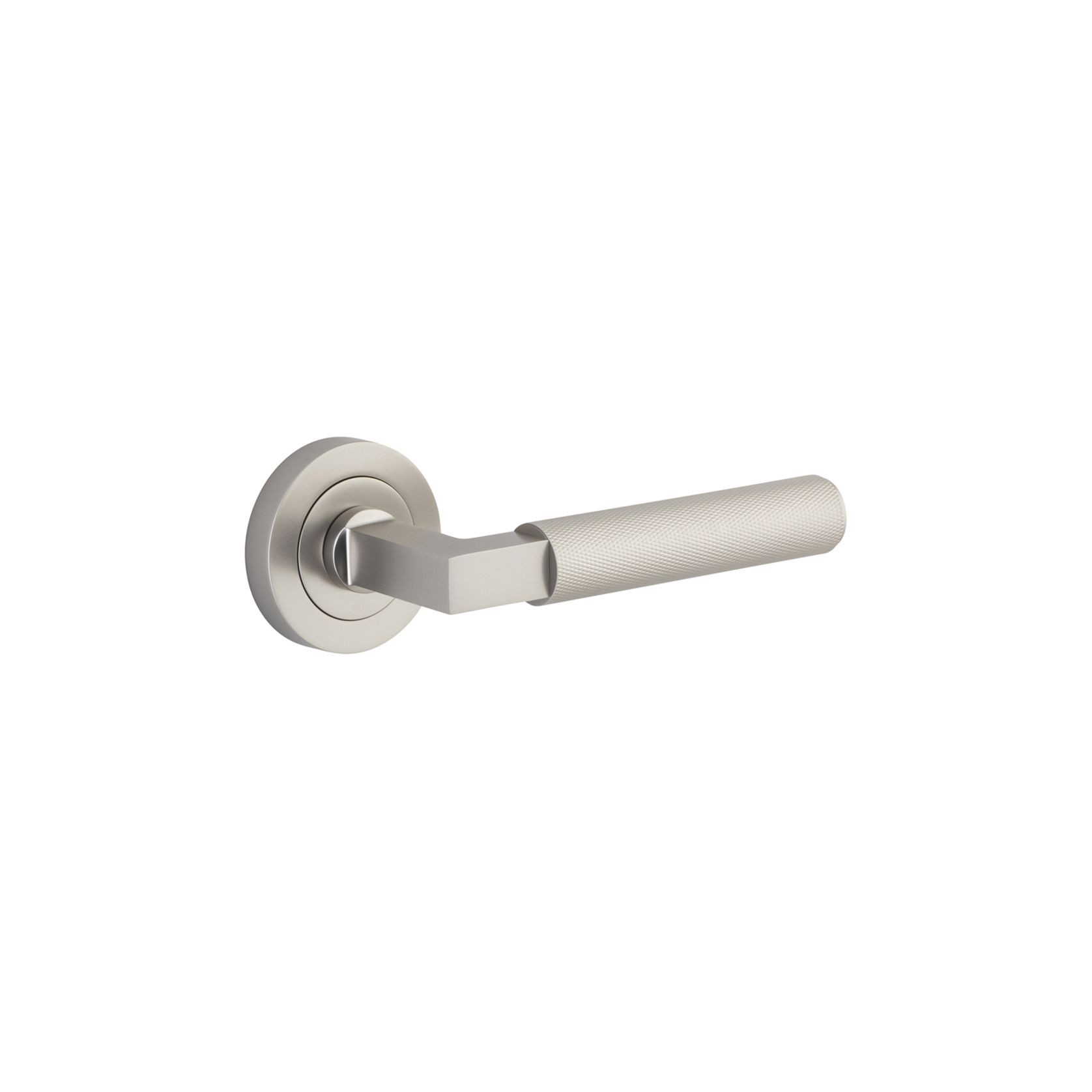 Iver Brunswick Door Lever Handle on Round Rose Passage gallery detail image