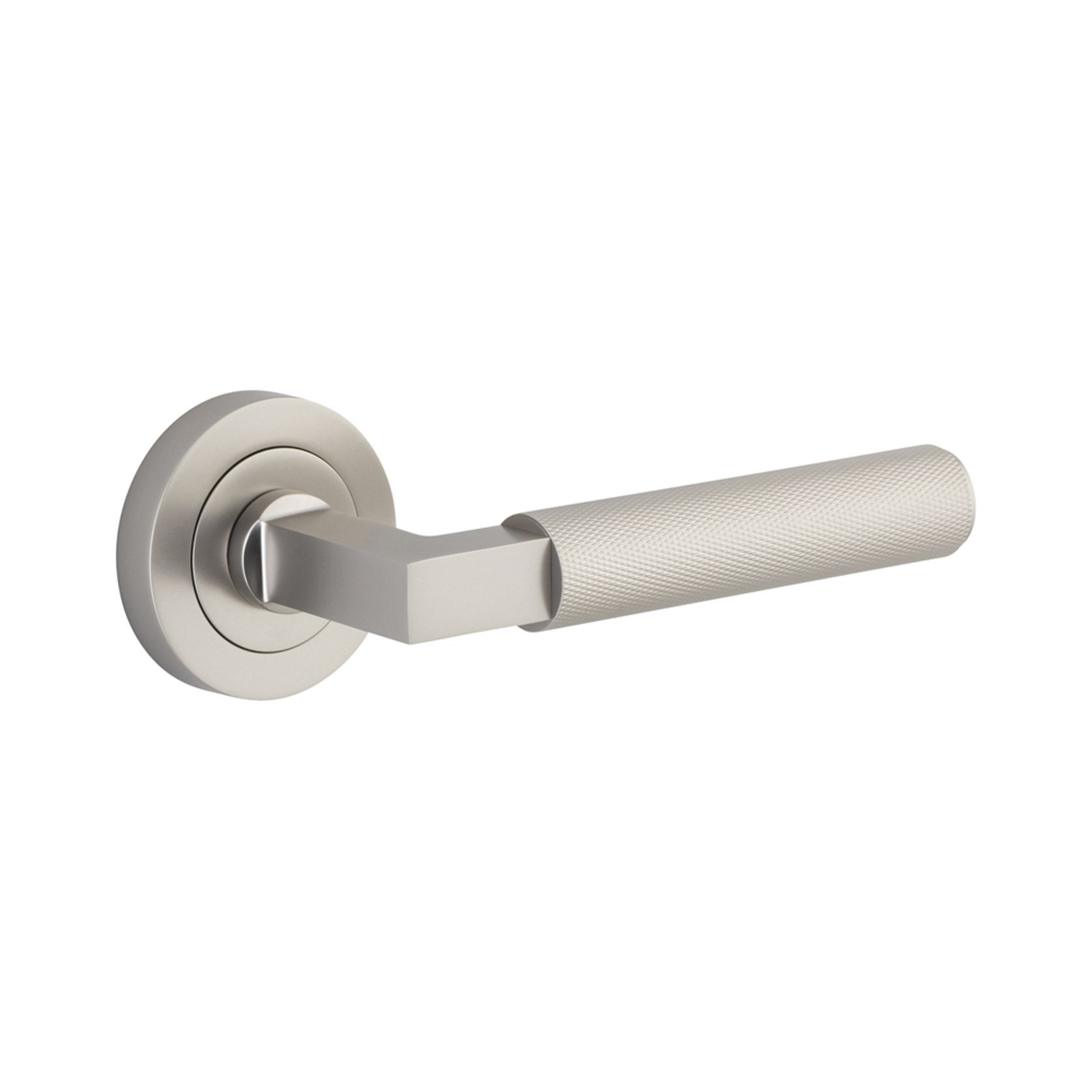 Iver Brunswick Door Lever Handle on Round Rose Passage gallery detail image