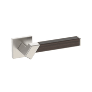 Kawajun Solid Brass and K-Wood Door Leverset TBT gallery detail image