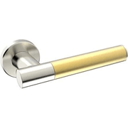 Kawajun Solid Brass and Vertigo Door Leverset TCC gallery detail image