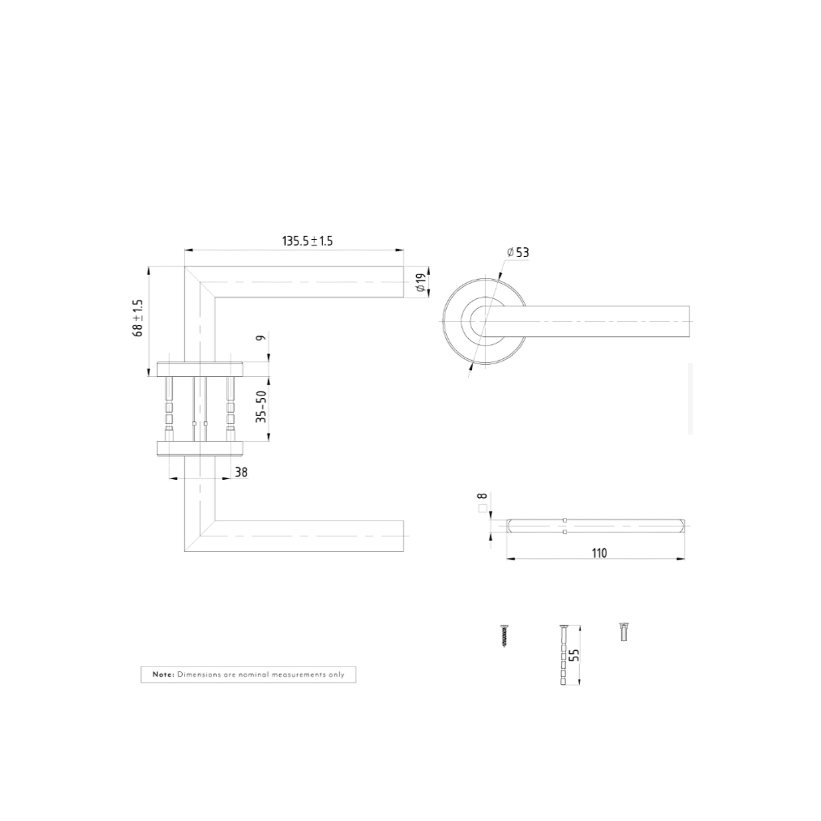 Davis Door Handle gallery detail image