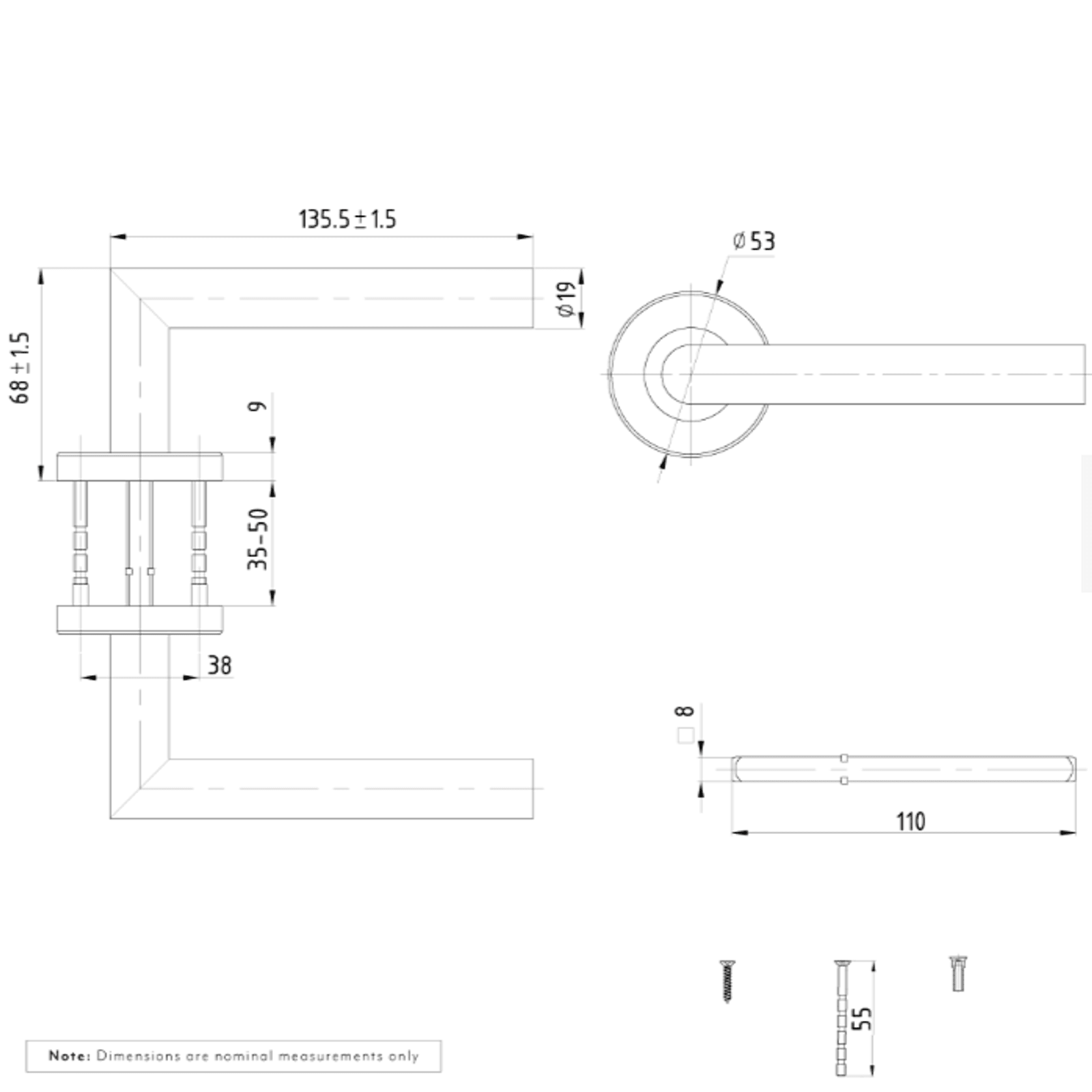 Davis Door Handle gallery detail image