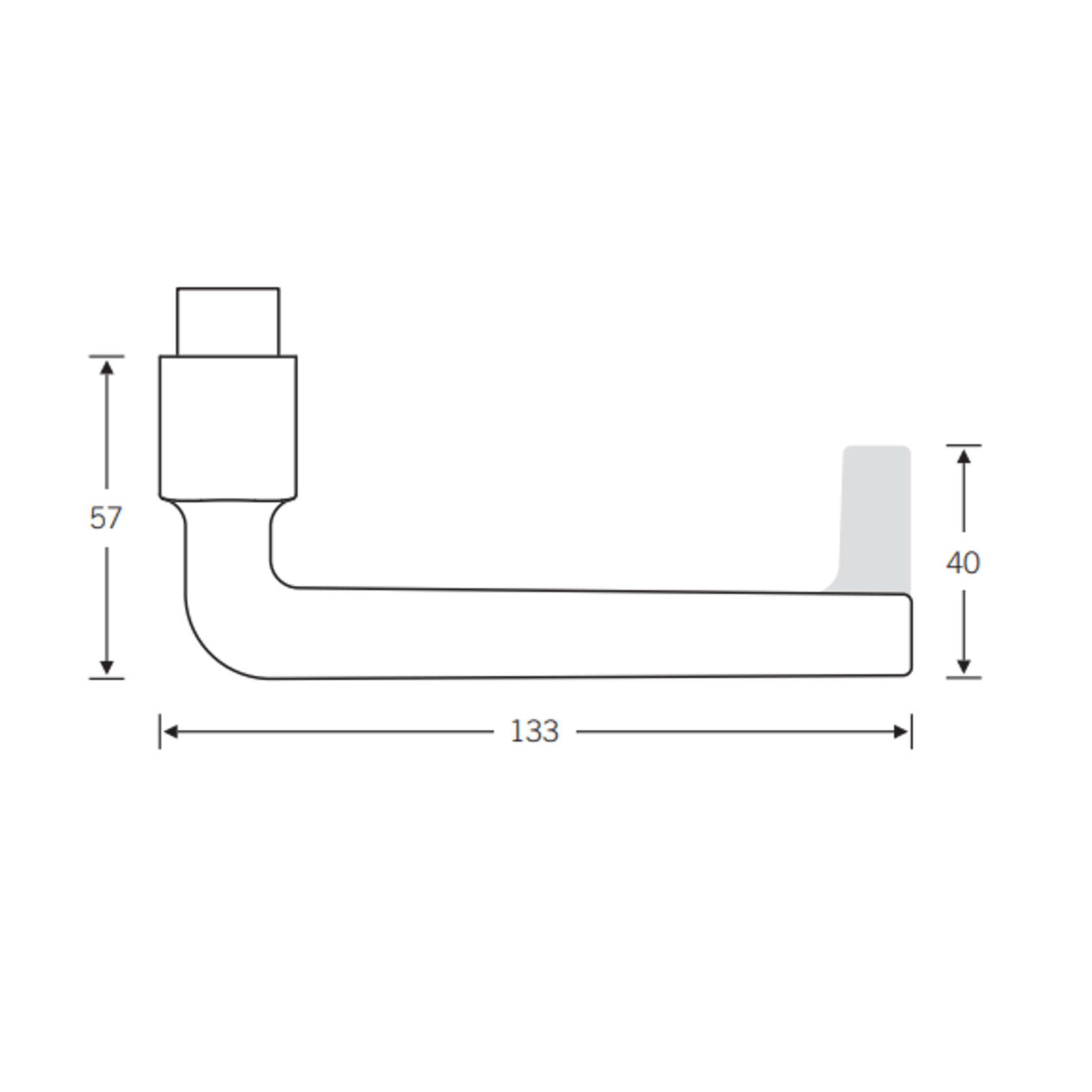 FSB 12 1004 Lever Handle gallery detail image