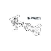 Picton Privacy Lever Handle Black E18BK gallery detail image