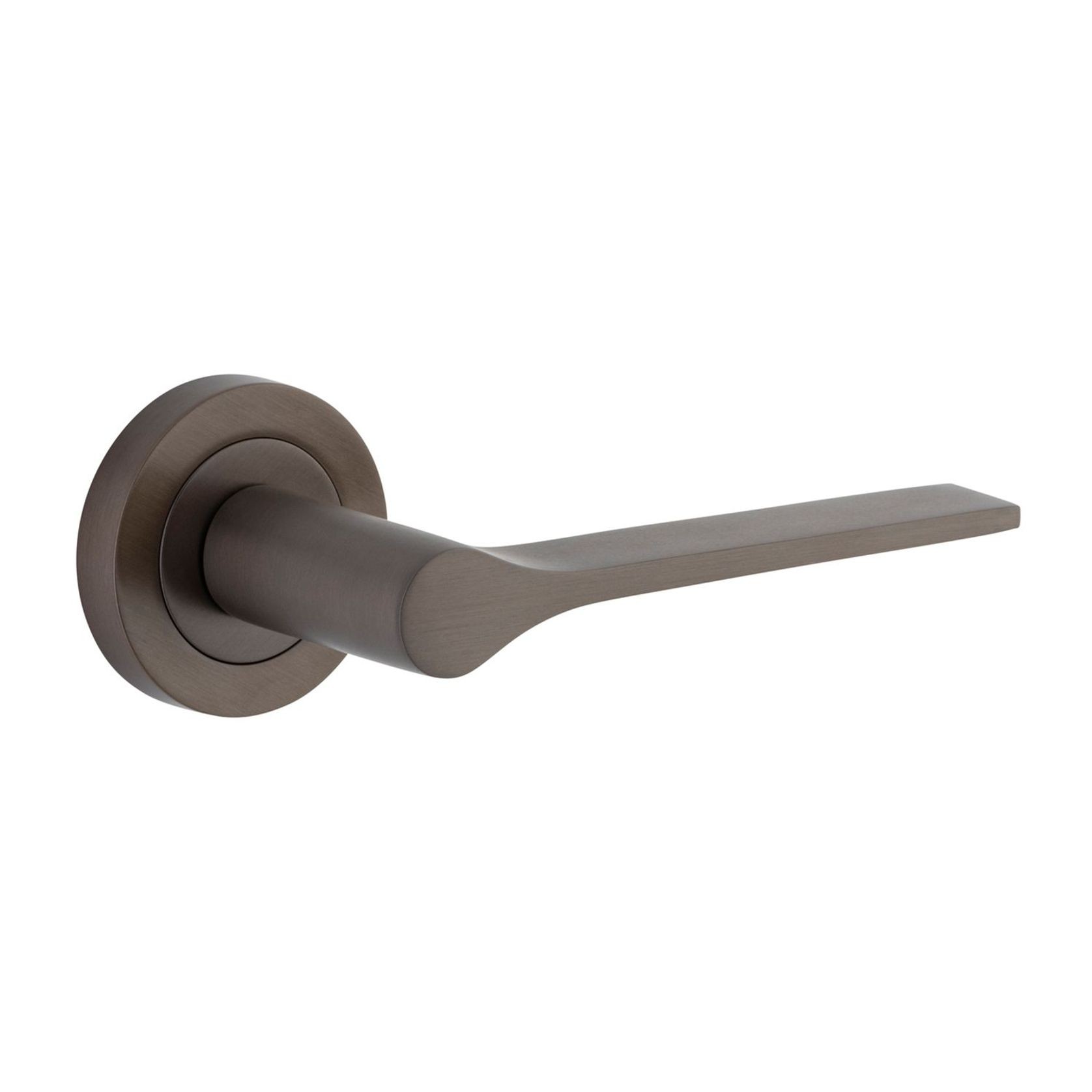 Iver Como Door Lever Handle on Round Rose Passage gallery detail image