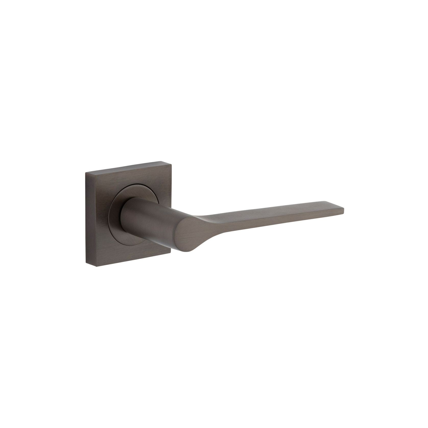 Iver Como Door Lever Handle on Square Rose Passage gallery detail image