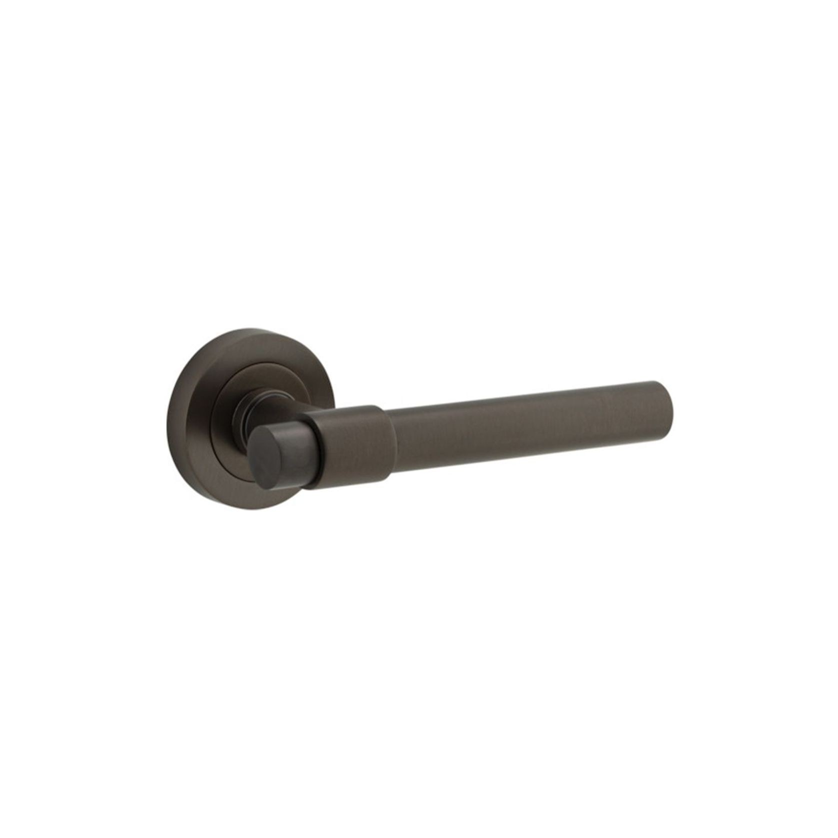 Iver Helsinki Door Lever Handle on Round Rose gallery detail image