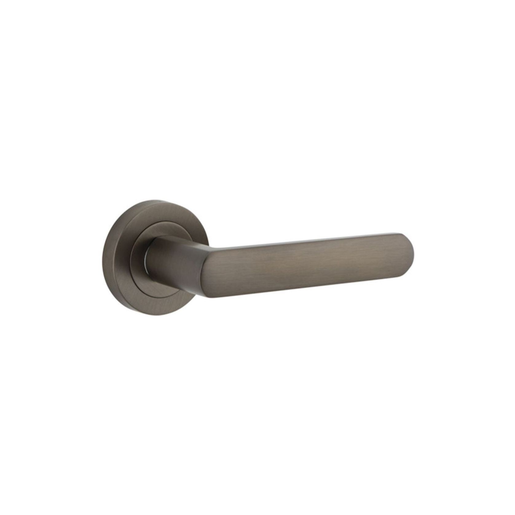 Iver Osaka Door Lever Handle on Round Rose gallery detail image