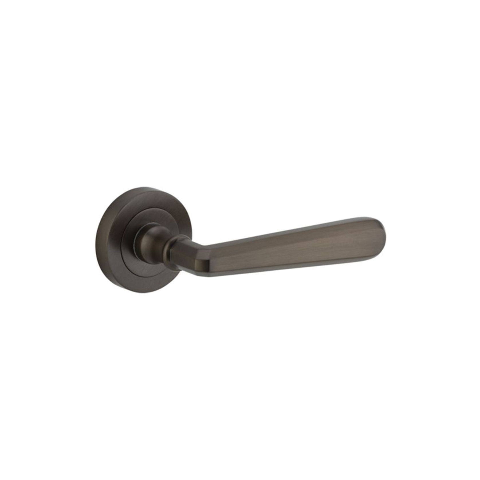Iver Copenhagen Door Lever Handle on Round Rose gallery detail image
