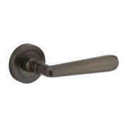 Iver Copenhagen Door Lever Handle on Round Rose gallery detail image